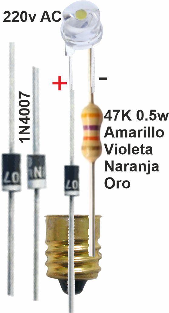montaje piloto E10 220v